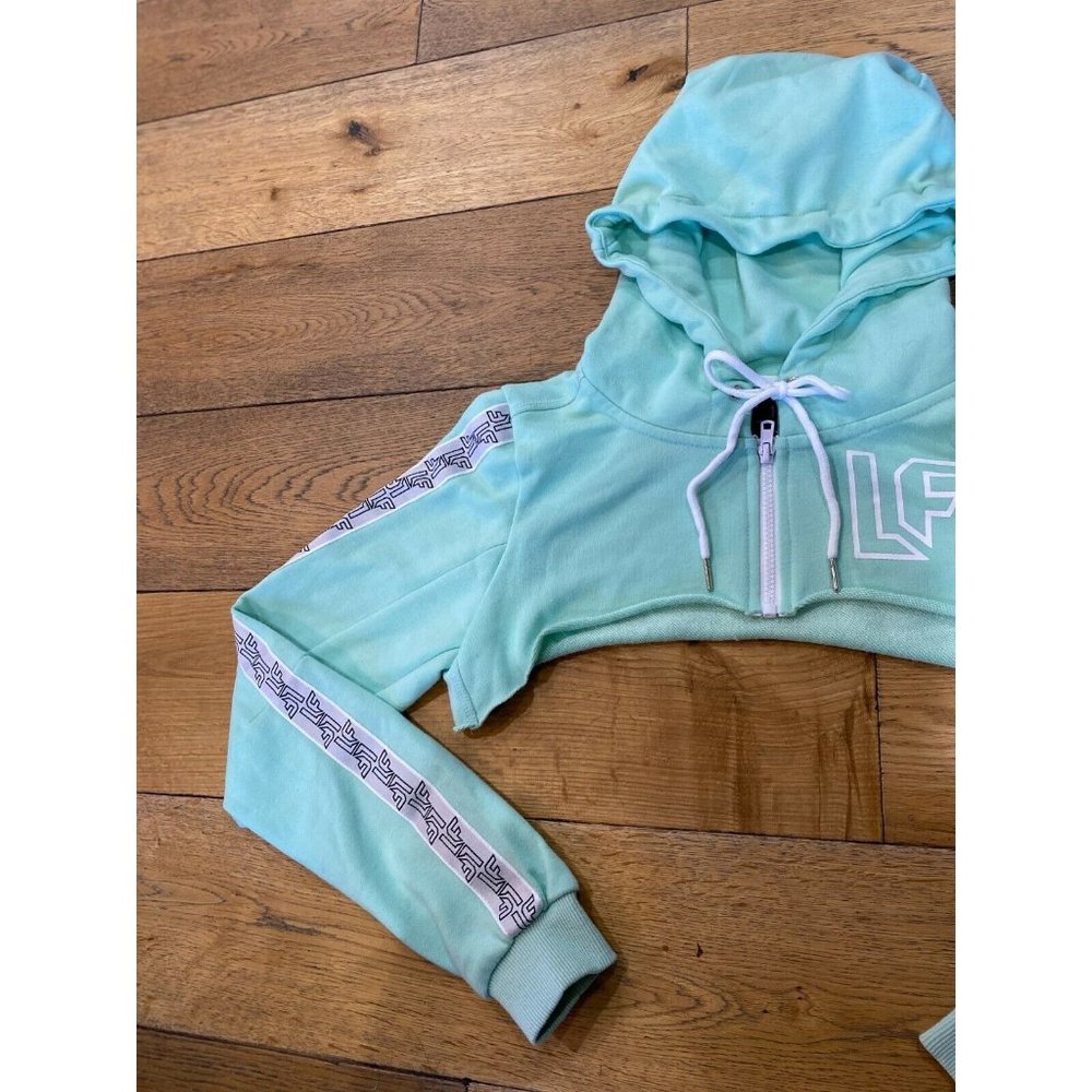 LF the Brand Tracker Ultra Cropped Zip Up Hoodie - Picture 7 of 12
